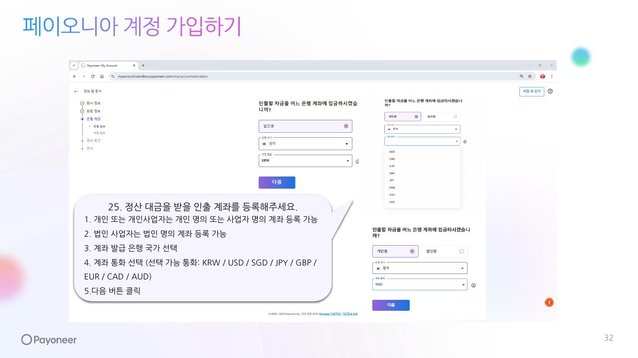 Goodboy Syndrome Payoneer 개인 계정 연결 가이드 32번째 프리뷰