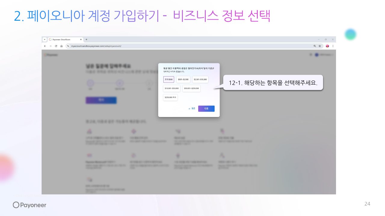 Goodboy Syndrome Payoneer 사업자 계정 연결 가이드 24번째 프리뷰